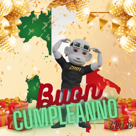 Buon Compleanno GIF by Zhot