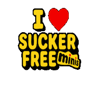 Heart Suckerfree Sticker