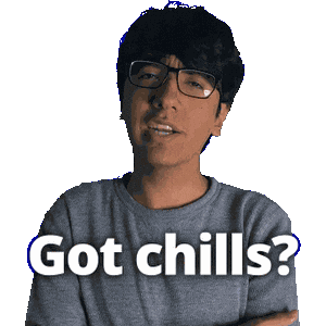 Chill Trembling Sticker