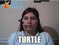 turtle total physical response GIF by ALO7.com