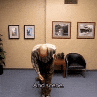 The End Performance GIF