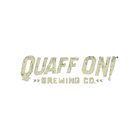 quaffonbrewingco giphygifmaker beer craftbeer brewery Sticker