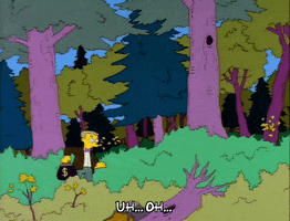 Scared Season 3 GIF by The Simpsons