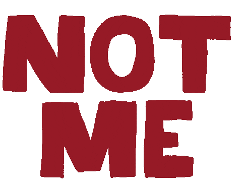 Not Me Gun Sticker