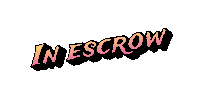 In Escrow Sticker by Yanni Raz