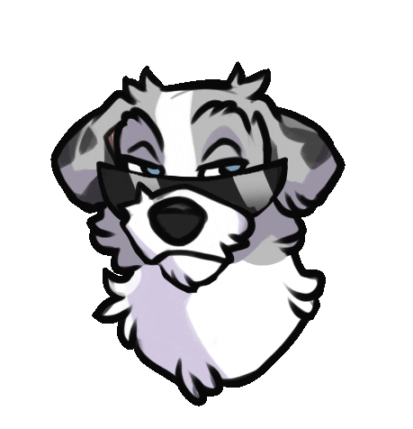 Mixed Breed Summer Sticker