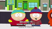 eric cartman snow GIF by South Park 