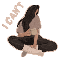 Tired Monday Morning Sticker