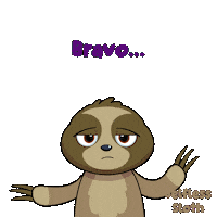 Sloth Whatever Sticker by VeeFriends