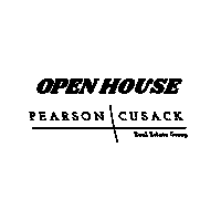 PCREG pcreg pearson cusack real estate group pcreg open house Sticker