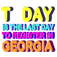 Register To Vote Voter Registration Sticker by Creative Courage