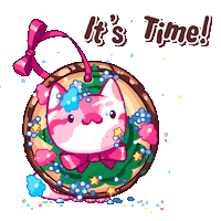 Merry Christmas Cat Sticker by Mino Games