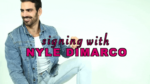 sign language celebrity GIF by Nyle DiMarco