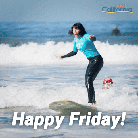 Surfs Up Summer GIF by Visit California