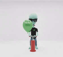 Balloon Pump GIF by Lonely Aliens