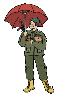 V Army Sticker