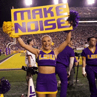 Get Loud Football GIF by LSU Tigers