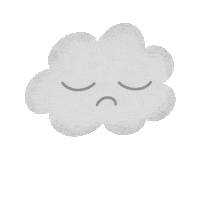 Sad Rain Sticker