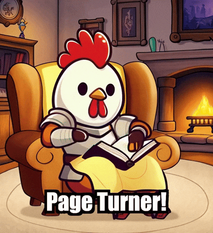 Page Turner Reading GIF by Zorooster