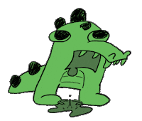 Hungry Drool Sticker