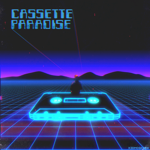 80s neon GIF