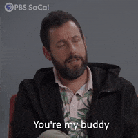 Adam Sandler Friend GIF by PBS SoCal