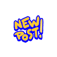 New Post Glow Sticker
