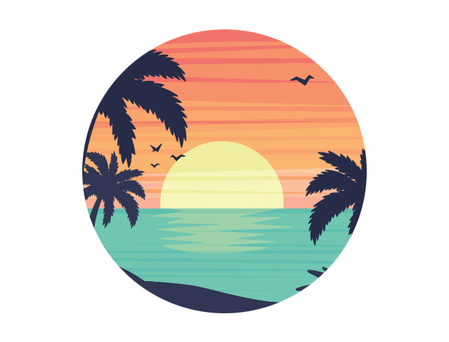 Summer Sticker by Curious Ahead