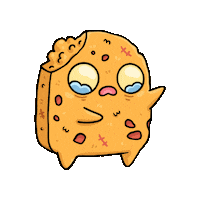 Chicken Nugget Halloween Sticker by Sad Nuggie