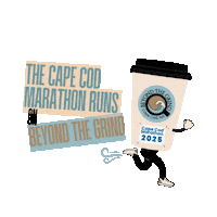 Cape Cod Marathon Sticker by Beyond the Grind
