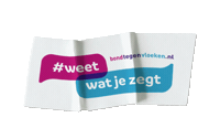 bondtegenvloeken tegen vloeken bond tegen vloeken vloeken tegen Sticker