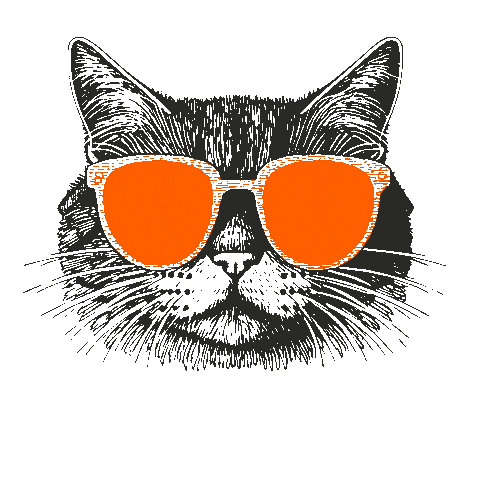 Cat Party Sticker by plantamedium