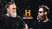 beard shake-off GIF by History UK