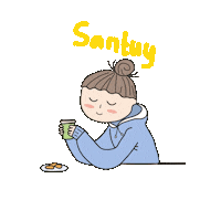 Girl Tea Sticker