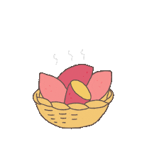 Sweet Potato Sticker Sticker
