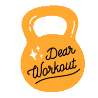 dearworkout love laugh workout weekend Sticker