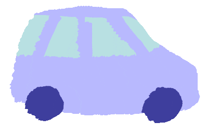 nabblakusk giphyupload happy art car Sticker