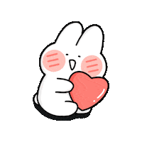 In Love Rabbit Sticker