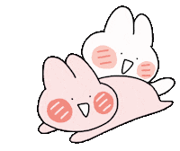 토끼 엉덩이 Sticker