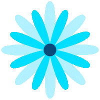 indigocan flower daisy indigocan daisyflower Sticker