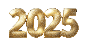 Happy New Year Gold Sticker