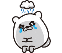 Sad Dog Sticker