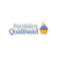 Qualirede cupcake parabens feliz aniversario festa de aniversario Sticker