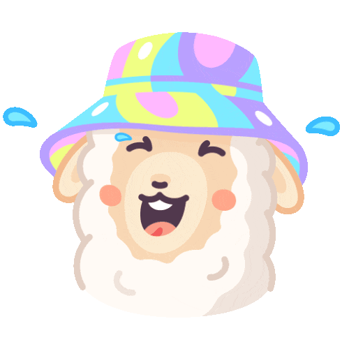 Happy Fun Sticker by Llama Luna