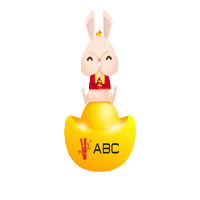 Chinese New Year Abc Sticker by Asianborrelclub