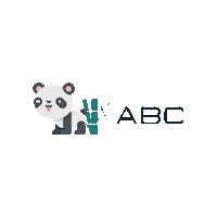 Abc Panda Sticker by Asianborrelclub