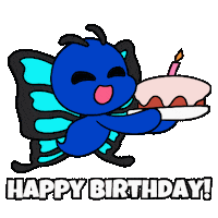 Happy Birthday Dance Sticker by Christophers Genie