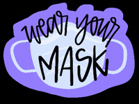 mollycottingham mask covid wearamask mollycottingham GIF