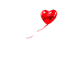 Heart Balloon Sticker by Broward Health
