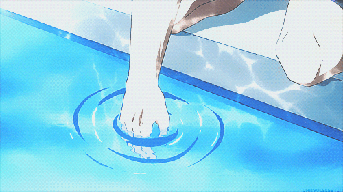 haruka nanase swimming GIF